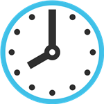 CLOCK SHOWING EIGHT O'CLOCK 